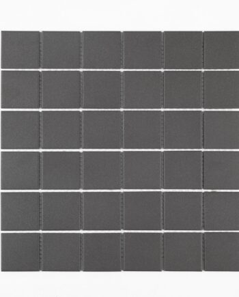 Liukastumaton keraaminen mosaiikki Dover Black 5x5, 30x30 cm, 6 mm, musta
