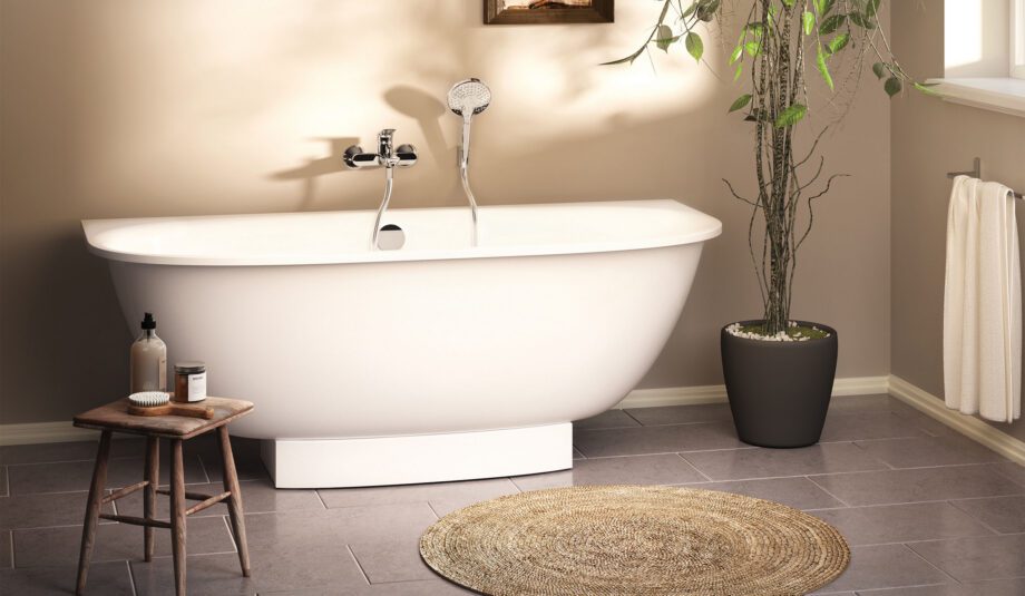Upotettava kylpyamme PAA VERSO AD 170x75 cm, valukivi – 7
