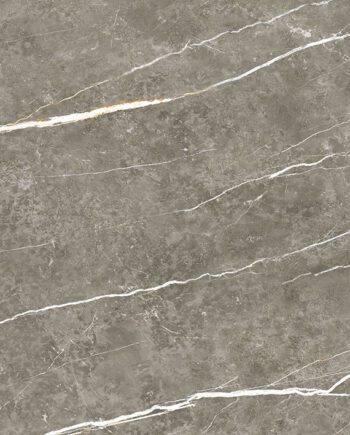 Marmorikuvioinen kiillotettu lattialaatta Tau Elite Graphite Pol, 60x120 cm, 10,5 mm, grafiitinharmaa, rektifioitu