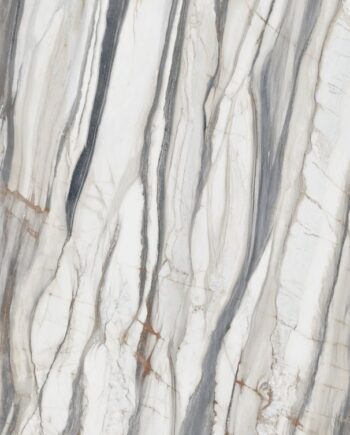 Marmorikuvioinen suurlaatta ABK Sensi 900 Oyster White, 120x280 cm, 6 mm, kiiltävä (lux)