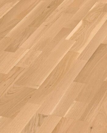 Tammiparketti Meister, Longlife PC 200, Pure oak lively 09036, 3-sauva, 2400 x 200 mm, harjattu, ultramatta lakka