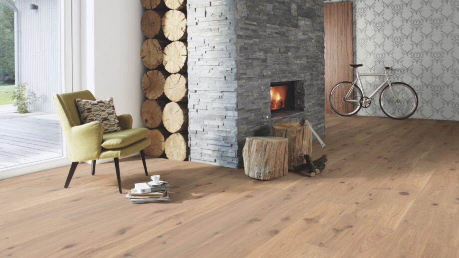 Parkett Bauwerk Casapark tamm 46 Crema B-Protect® ultramatt lakk 181mm