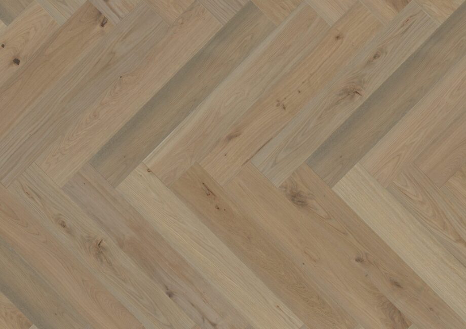 Parketti Tammi, ter Hürne, kalanruoto, Oak sand brown, harjattu, viistetty, luonnonöljy