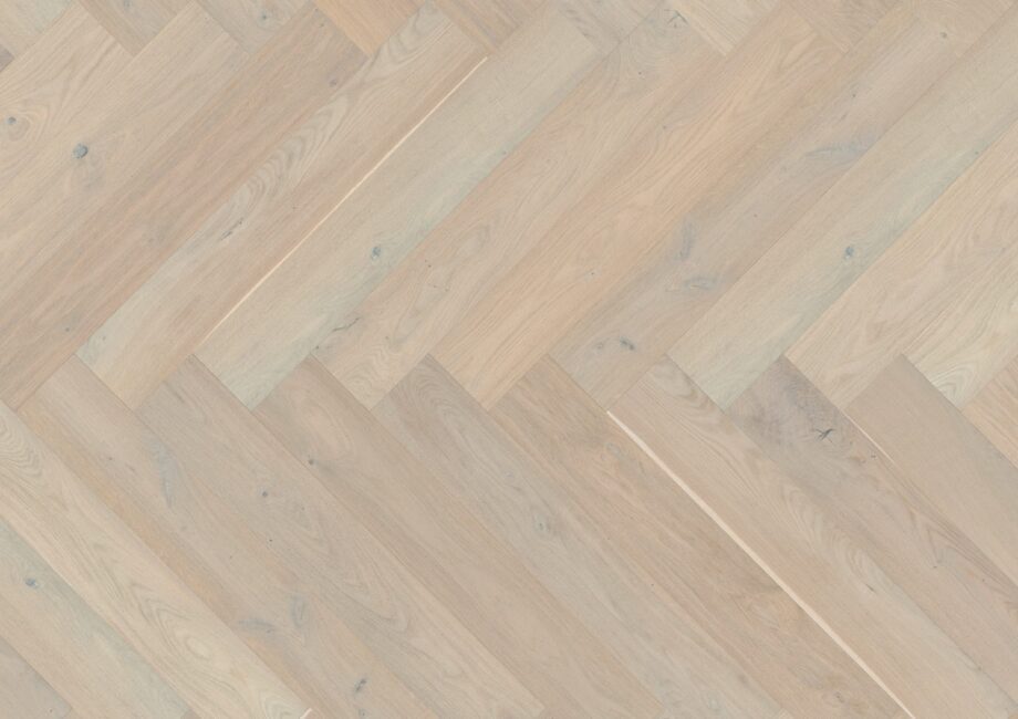 Parketti Tammi, ter Hürne, kalanruoto, Oak sand grey, harjattu, viistetty, luonnonöljy