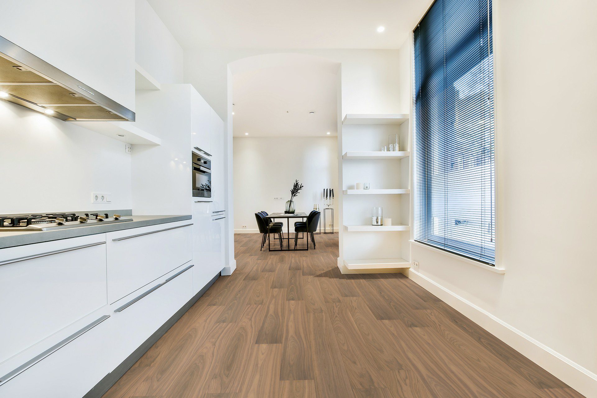Spoonparkett Parky Summit Frozen Walnut Premium – interjöör