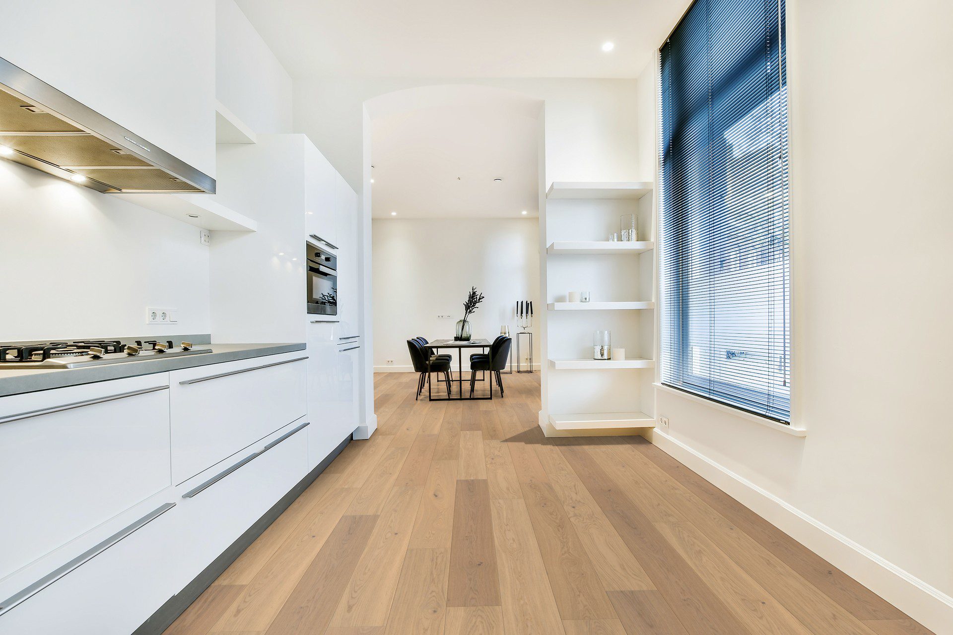 Spoonparkett Parky Summit Ivory Oak Rustic Light – interjöör