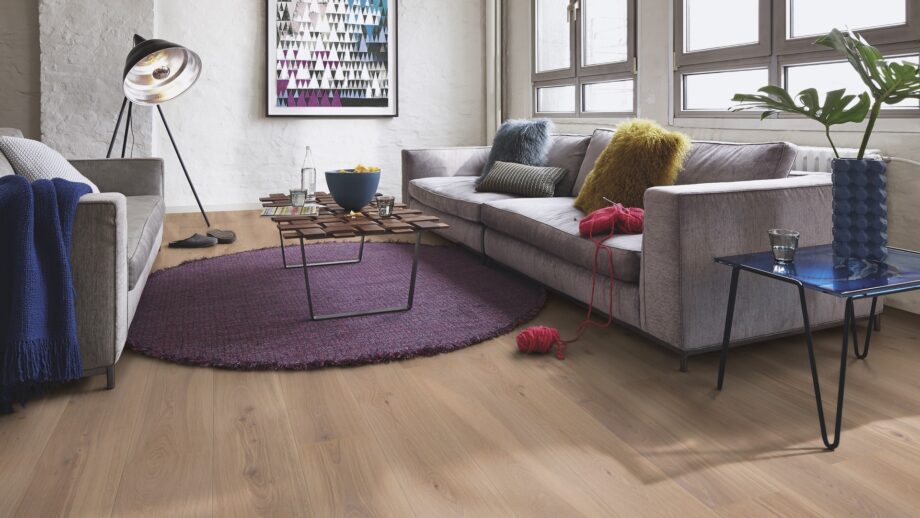 Parkett Bauwerk Casapark tamm 35 Crema B-Protect® ultramatt lakk 181mm