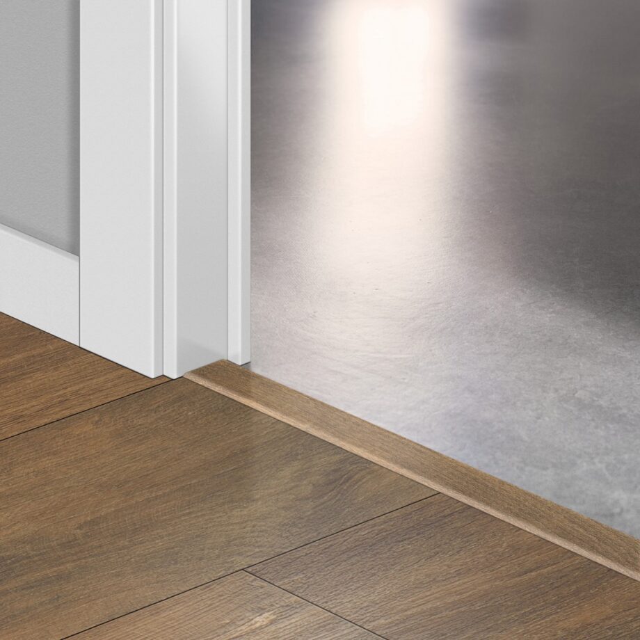 Incizo 5in1 -siirtymälista Quick-Step Midnight Oak Brown laminaatille, 13x48x2150 mm
