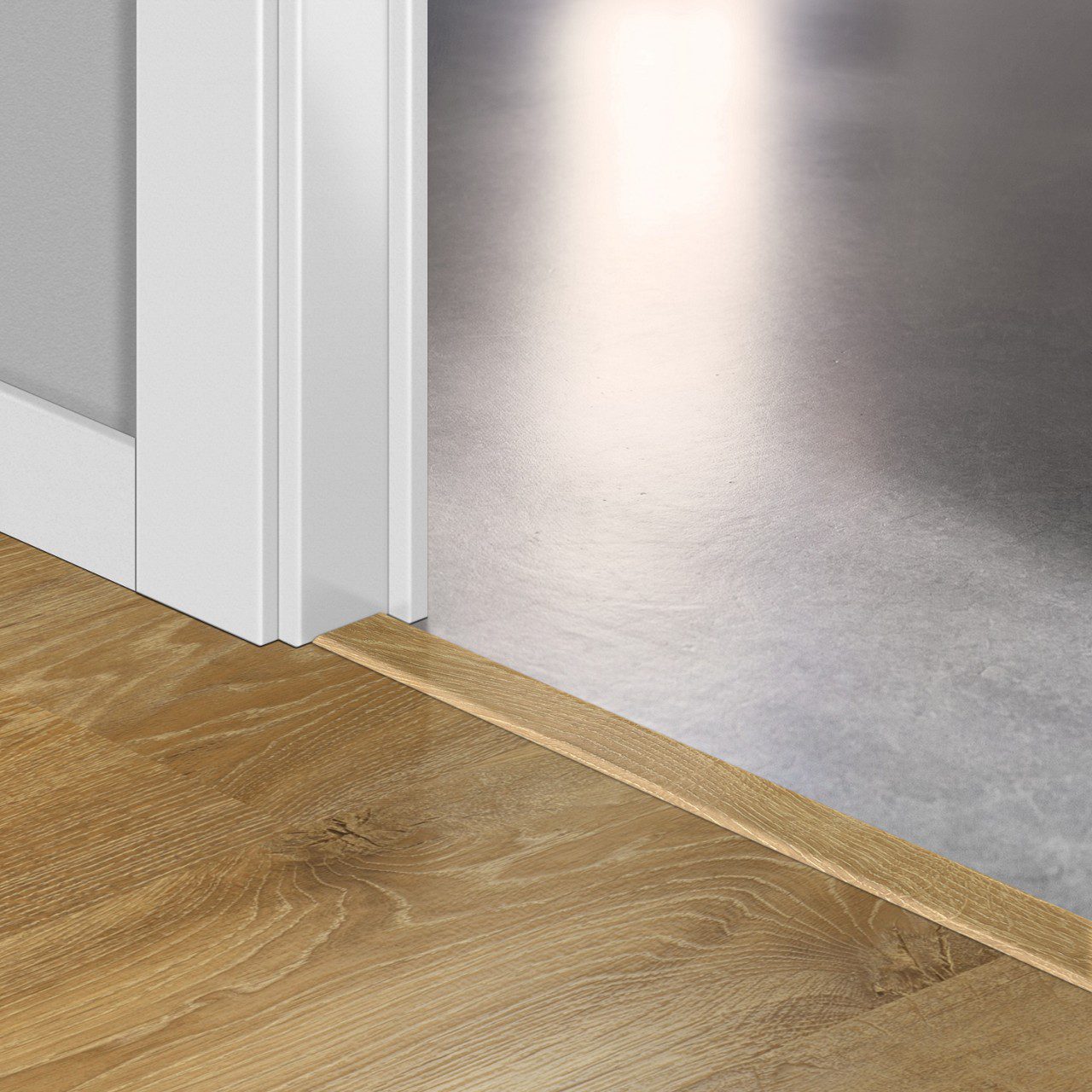 Incizo 5in1 -siirtymälista Quick-Step Louisiana Oak Natural laminaatille, 13x48x2150 mm