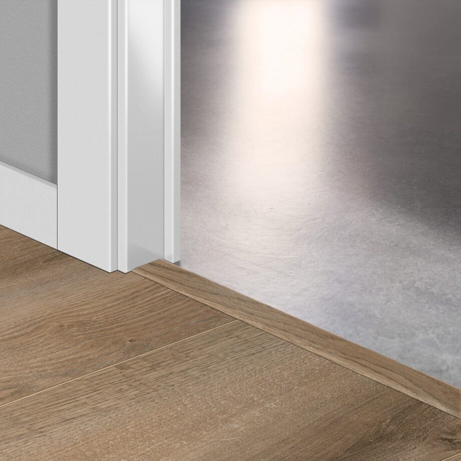 Incizo 5in1 -siirtymälista Quick-Step Soft Oak Light Brown laminaatille, 13x48x2150 mm