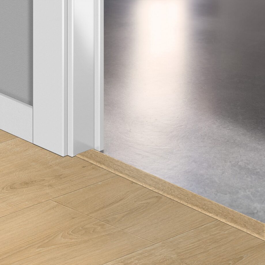 Incizo 5in1 -siirtymälista Quick-Step Brushed Oak Natural laminaatille, 13x48x2150 mm