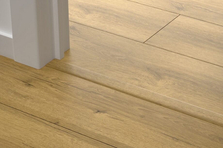 Incizo 5in1 -siirtymälista Quick-Step Honey Brown Oak laminaatille, 13x48x2150 mm