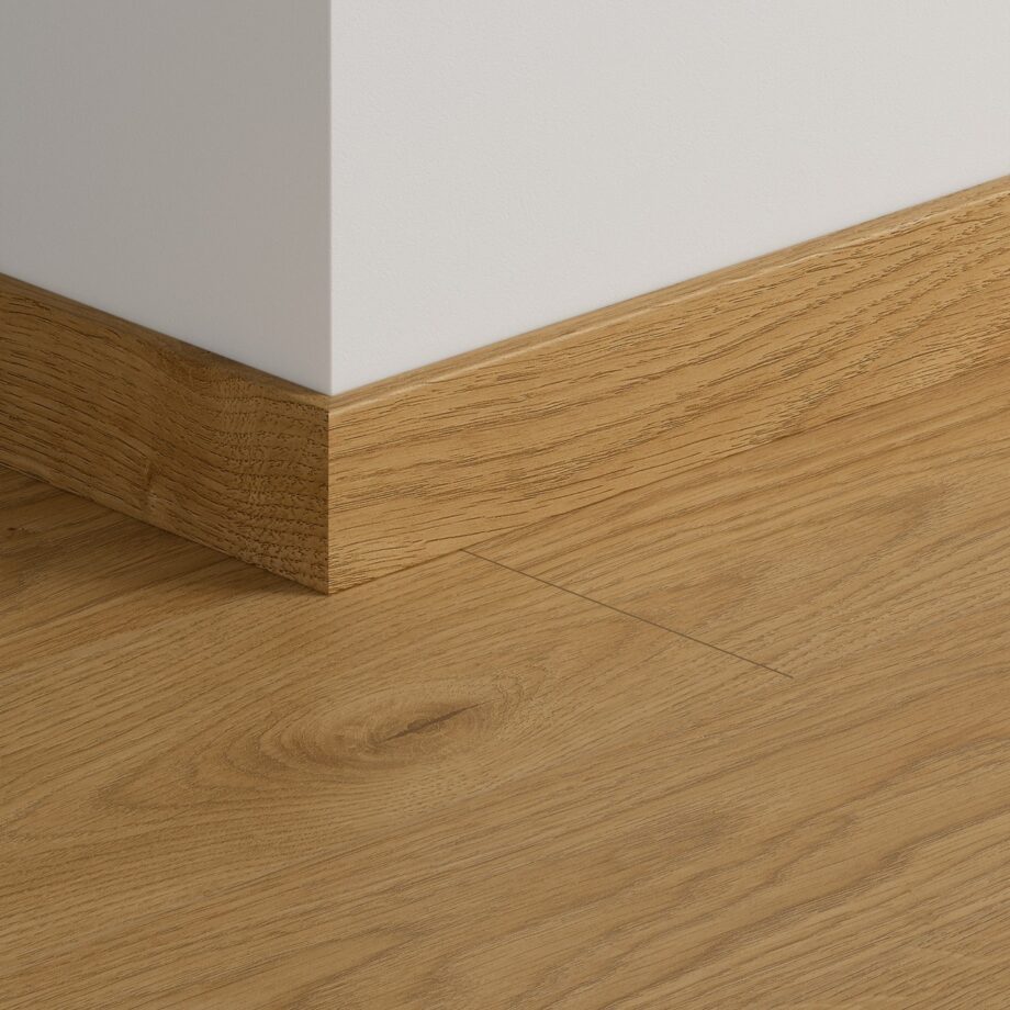 Jalkalista Quick-Step White Oak Light laminaatille, MDF, 12x58x2400 mm