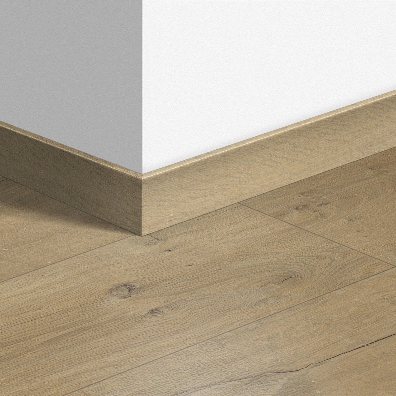 Jalkalista Quick-Step Soft Oak Medium laminaatille, MDF, 12x58x2400 mm
