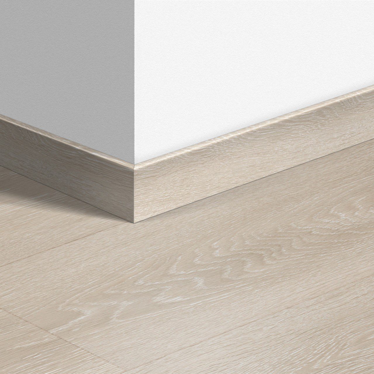 Jalkalista Quick-Step Valley Oak Light Beige laminaatille, MDF, 12x58x2400 mm