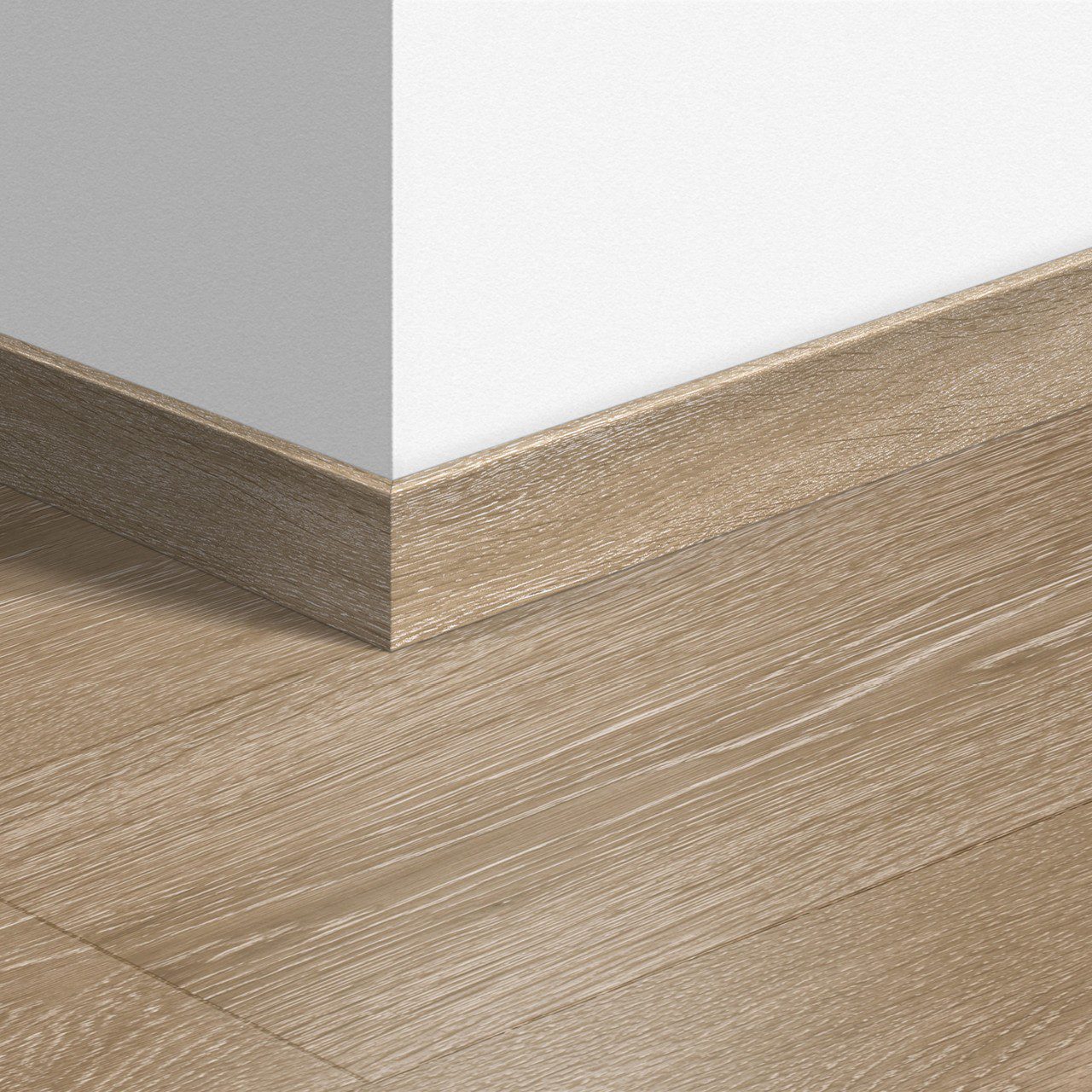 Jalkalista Quick-Step Valley Oak Light Brown laminaatille, MDF, 12x58x2400 mm