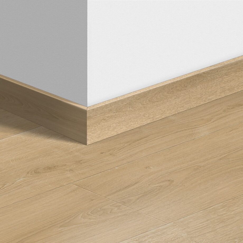 Jalkalista Quick-Step Brushed Oak Natural laminaatille, MDF, 12x58x2400 mm