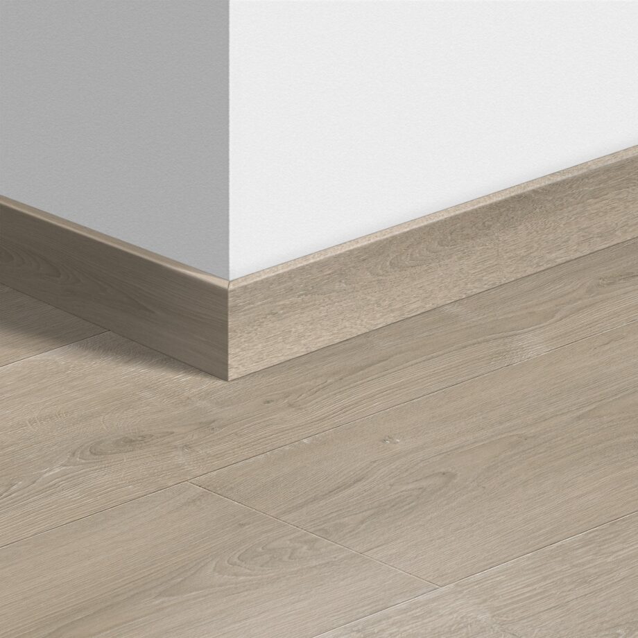 Jalkalista Quick-Step Brushed Oak Beige laminaatille, MDF, 12x58x2400 mm
