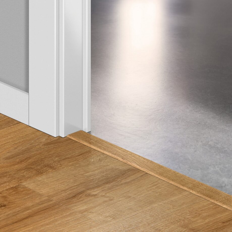 Incizo 5in1 -siirtymälista Quick-Step Autumn Oak Honey LVT-vinyylilattialle (Alpha), 8x45x2000 mm