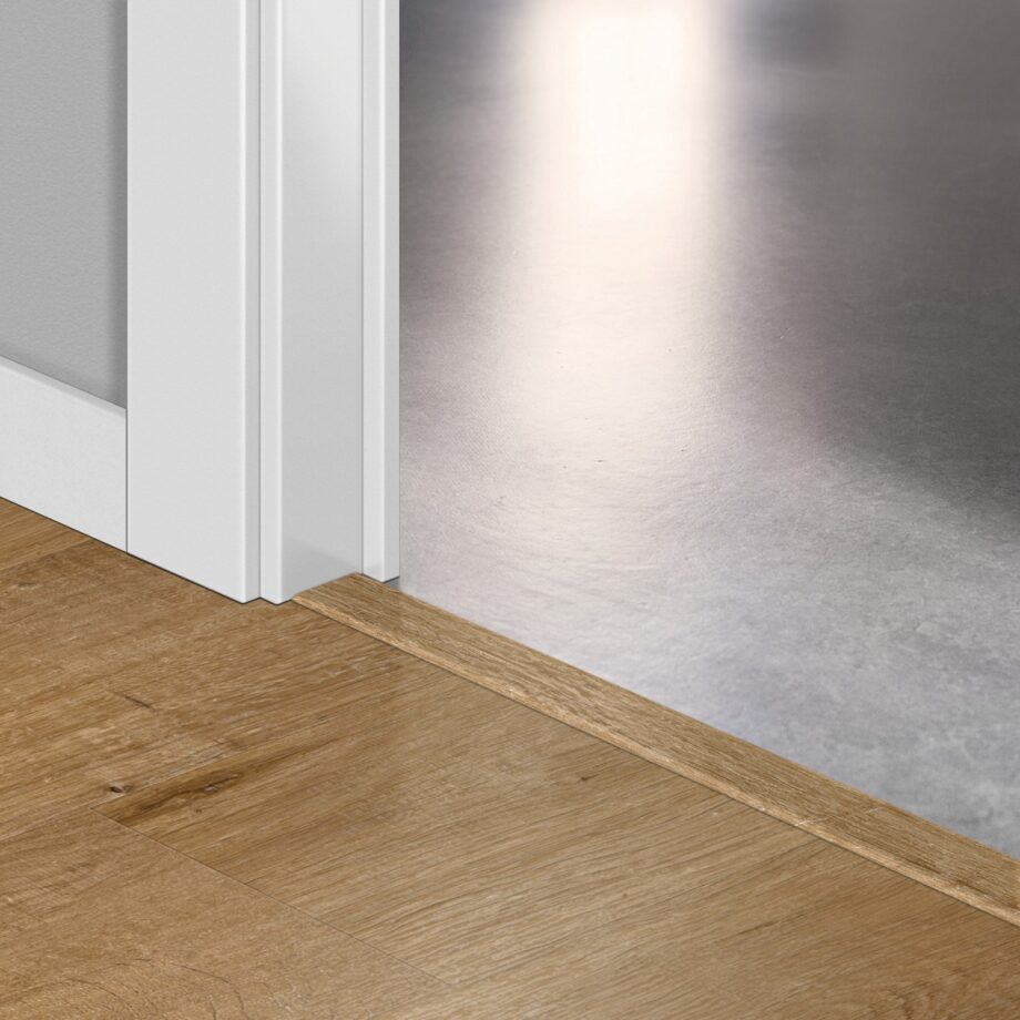 Incizo 5in1 -siirtymälista Quick-Step Cotton Oak Natural LVT-vinyylilattialle (Alpha), 8x45x2000 mm
