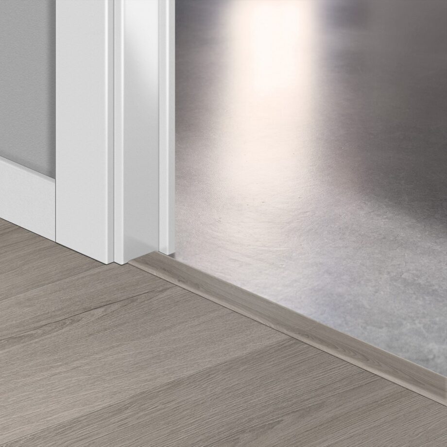 Incizo 5in1 -siirtymälista Quick-Step Botanic Grey LVT-vinyylilattialle (Alpha), 8x45x2000 mm