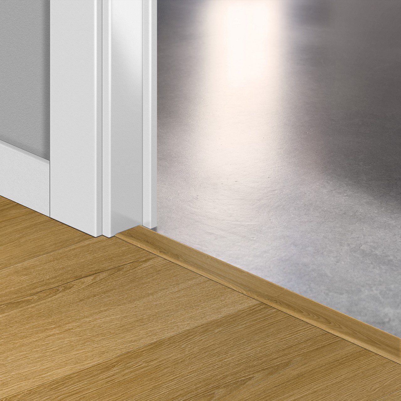 Incizo 5in1 -siirtymälista Quick-Step Botanic Smoked Oak LVT-vinyylilattialle (Alpha), 8x45x2000 mm