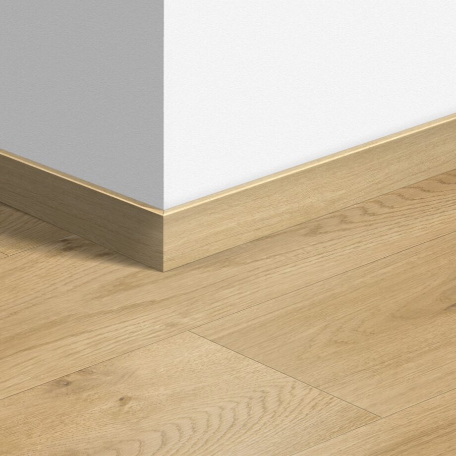 Jalkalista Quick-Step Drift Oak Beige LVT-vinyylilattialle, vedenkestävä, 12x58x2400 mm