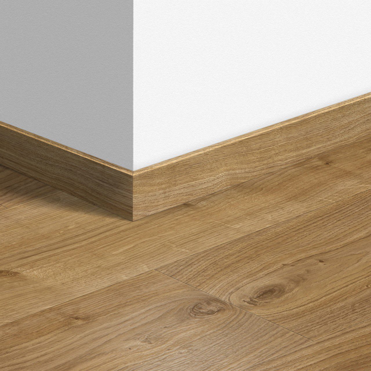 Jalkalista Quick-Step Cottage Oak Natural LVT-vinyylilattialle, vedenkestävä, 12x58x2400 mm