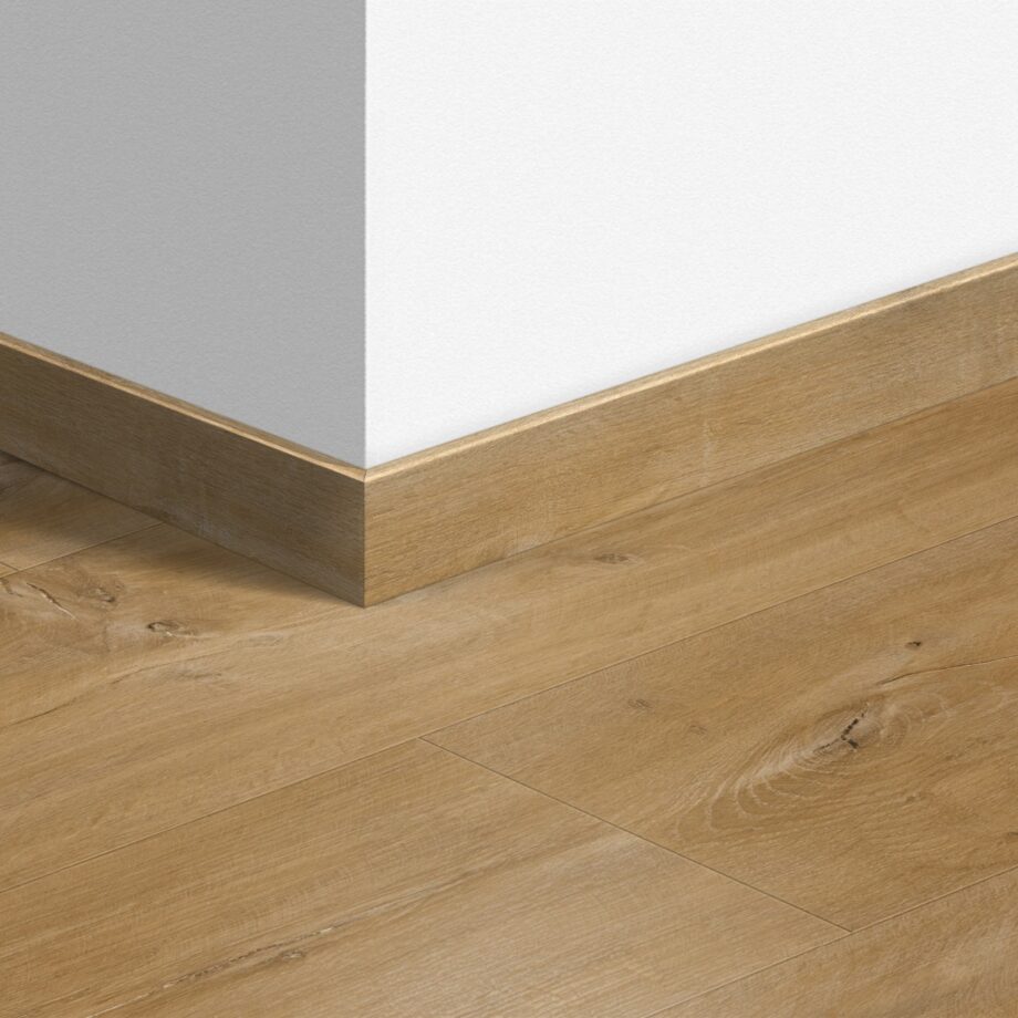 Jalkalista Quick-Step Canyon Oak Natural LVT-vinyylilattialle, vedenkestävä, 12x58x2400 mm