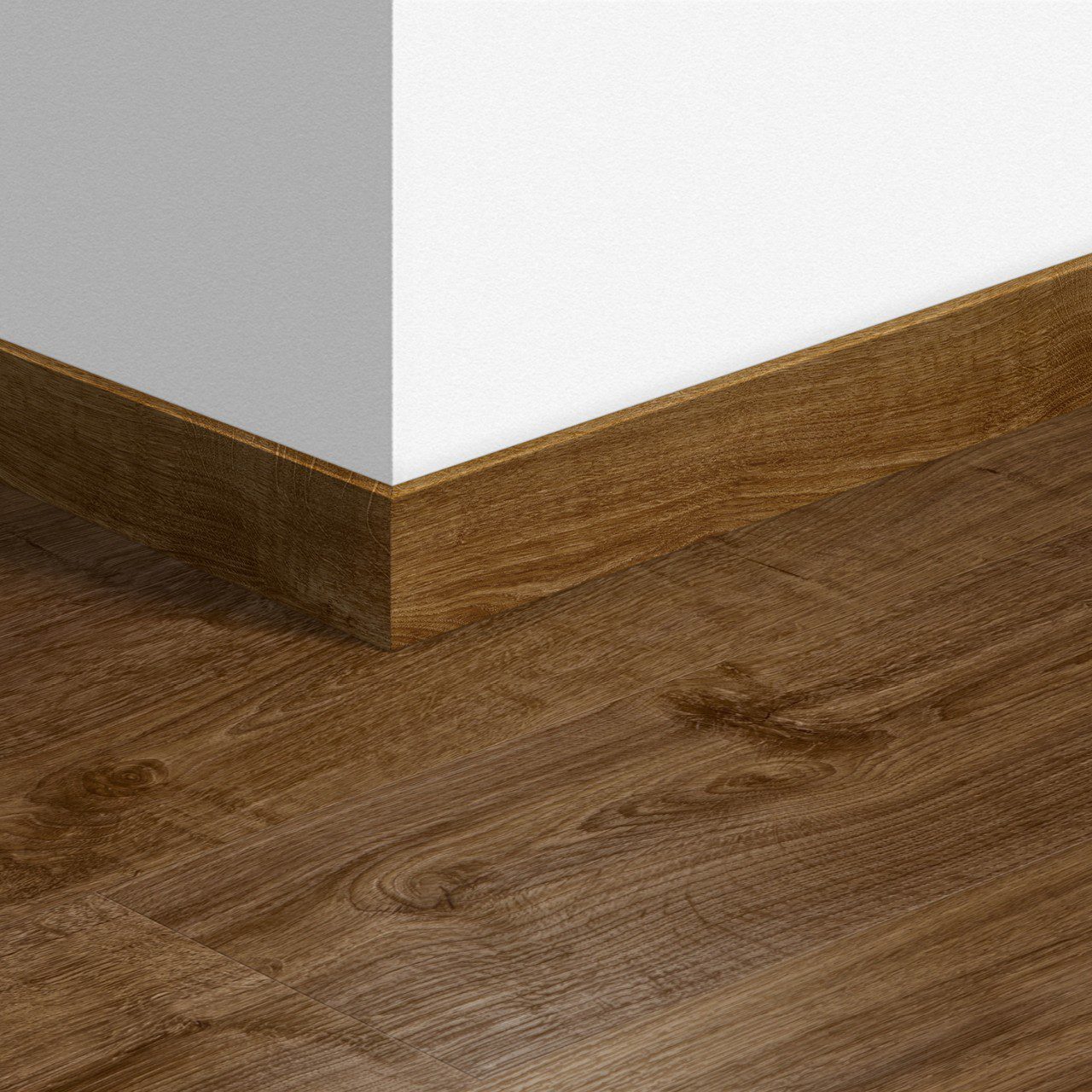 Jalkalista Quick-Step Autumn Oak Brown LVT-vinyylilattialle, vedenkestävä, 12x58x2400 mm