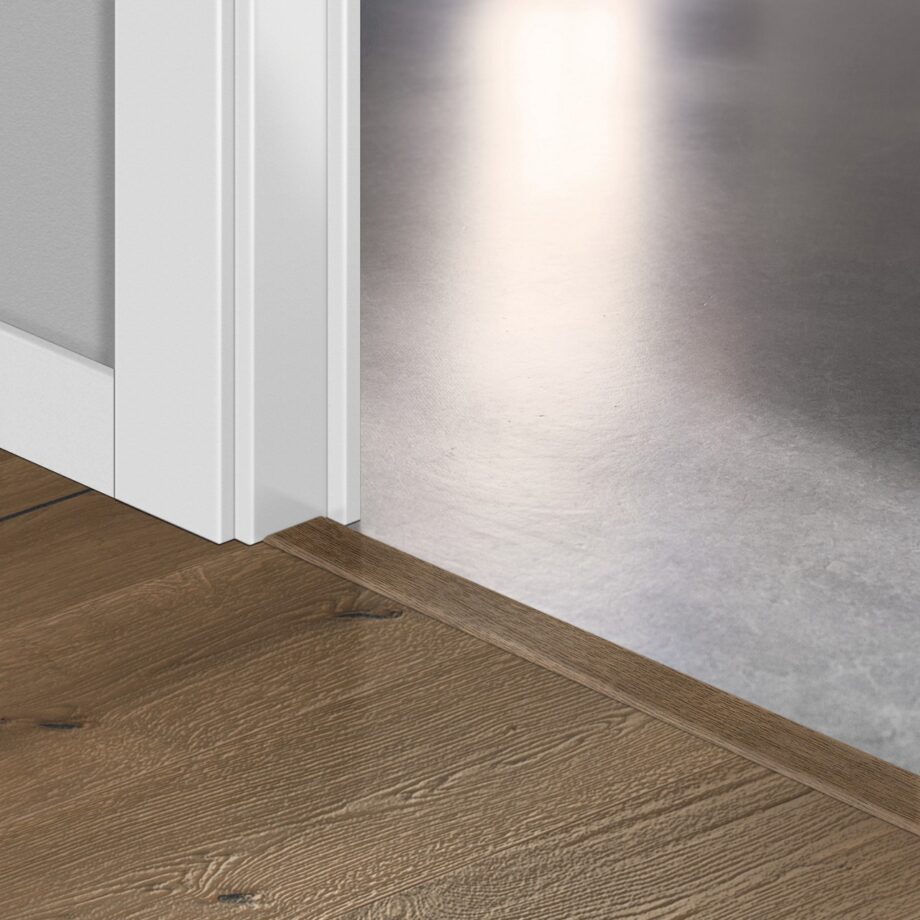 Incizo 5in1 -siirtymälista Quick-Step Dark Chocolate Oak Extra Matt Oiled parketille, puuviilu, 17x54x2150 mm