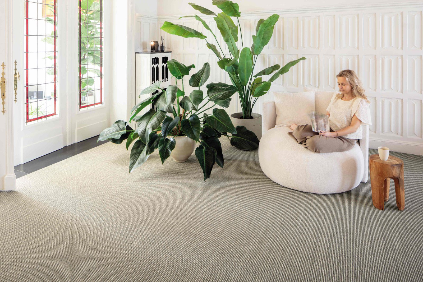 Sisal kokolattiamatto Tasibel City Stripe 1226/0027/20 – 2