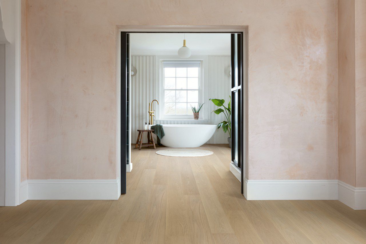 Tammeparkett Quick-Step Cascada Lily White Oak eriti matt lakk, veekindel 190mm