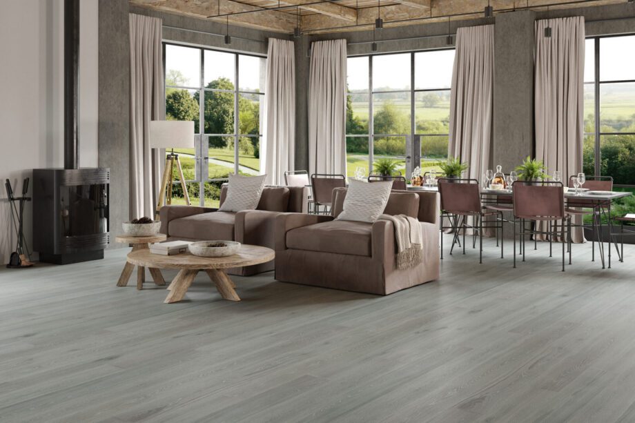 Tammiparketti Esta BC Dusky Grey White Pores erittäin mattalakattu – 3