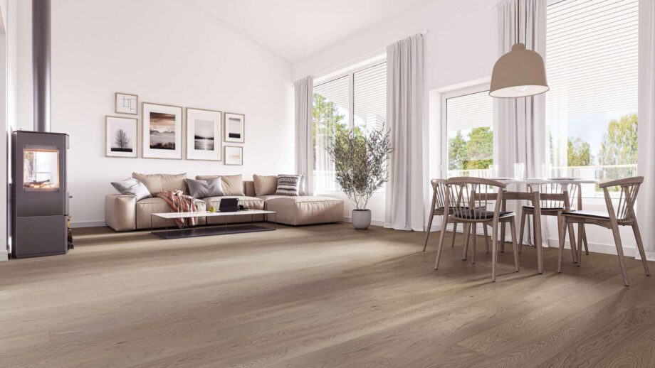 Tammiparketti Esta Nordic S Sandstone erittäin mattalakattu – 3