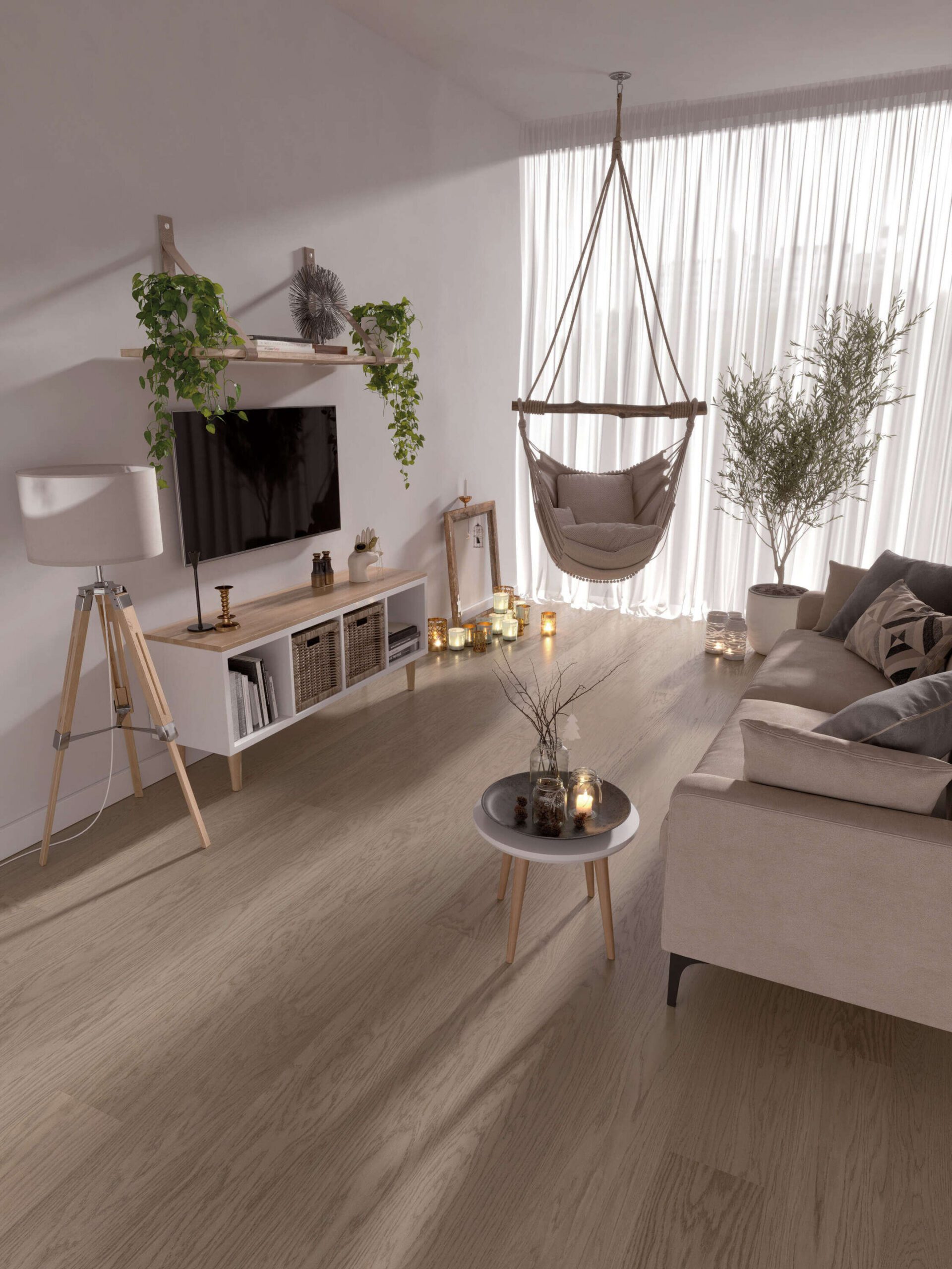 Tammiparketti Esta Nova Eco Elite Sandstone erittäin mattalakattu – 3