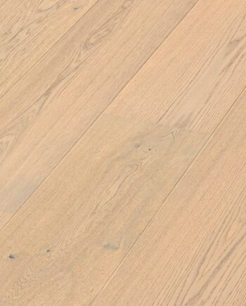 Tammiparketti Meister, Lindura HD 400, Milk cream oak lively 20228, 1-sauva, 2200 x 270 mm, harjattu, ultramatta lakka