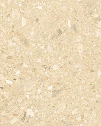 Keramisk terrassplatta i terrazzolook Terrazzo Stone Warm Beige – terrassplatta