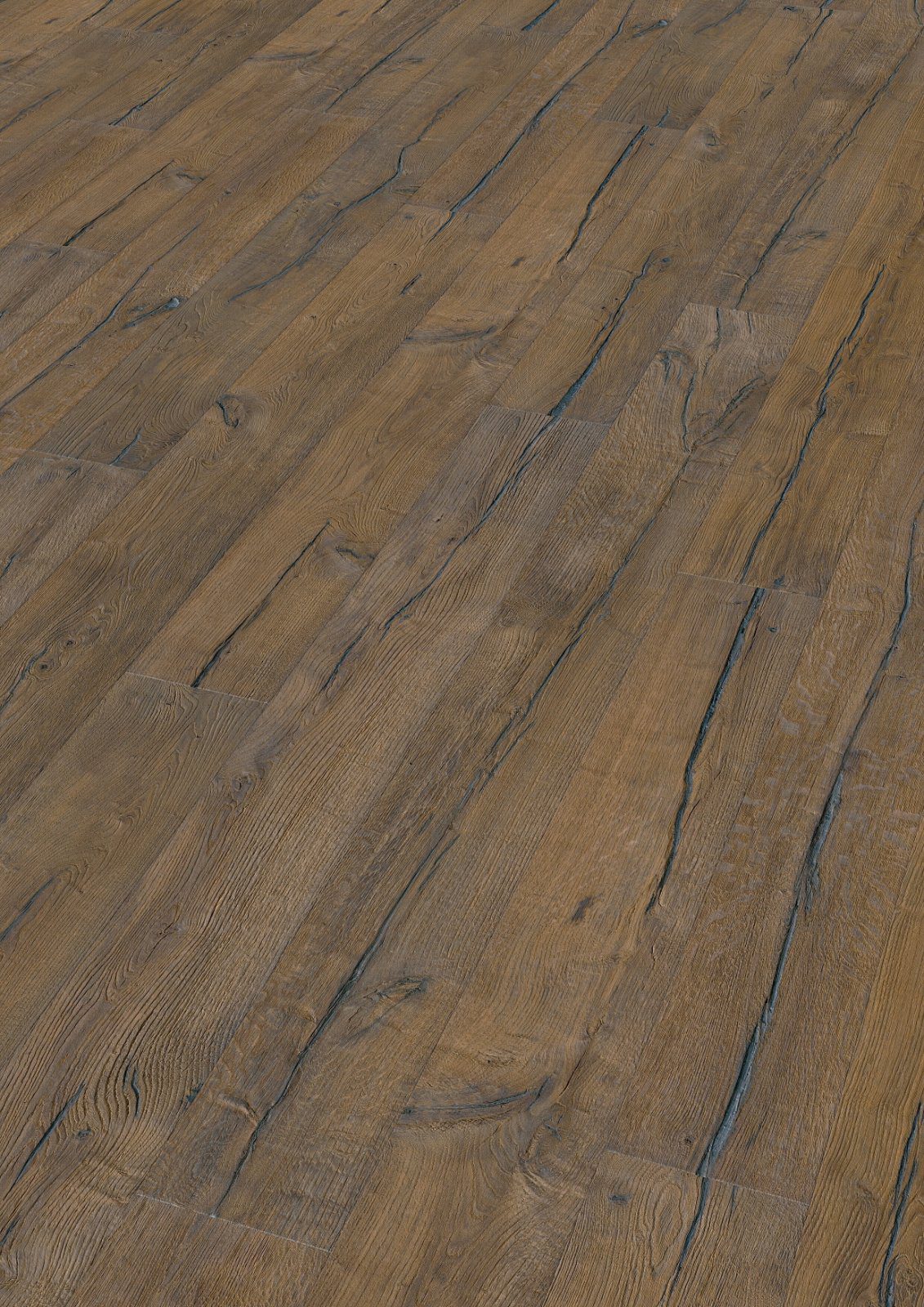 Tammiparketti Thede & Witte Boston Oldwood, Stained Grey, harmaaöljytty, 1-sauva, 2200 x 220 x 15 mm