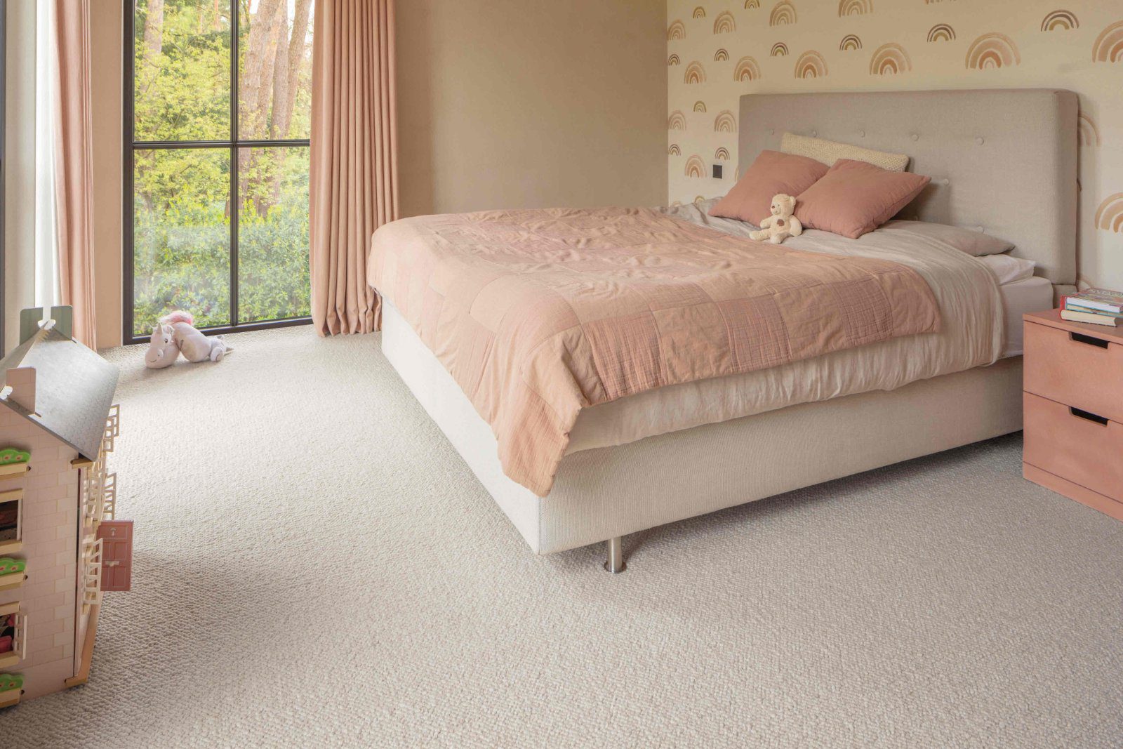 Villainen kokolattiamatto Creatuft Malta 35 Beige – 2