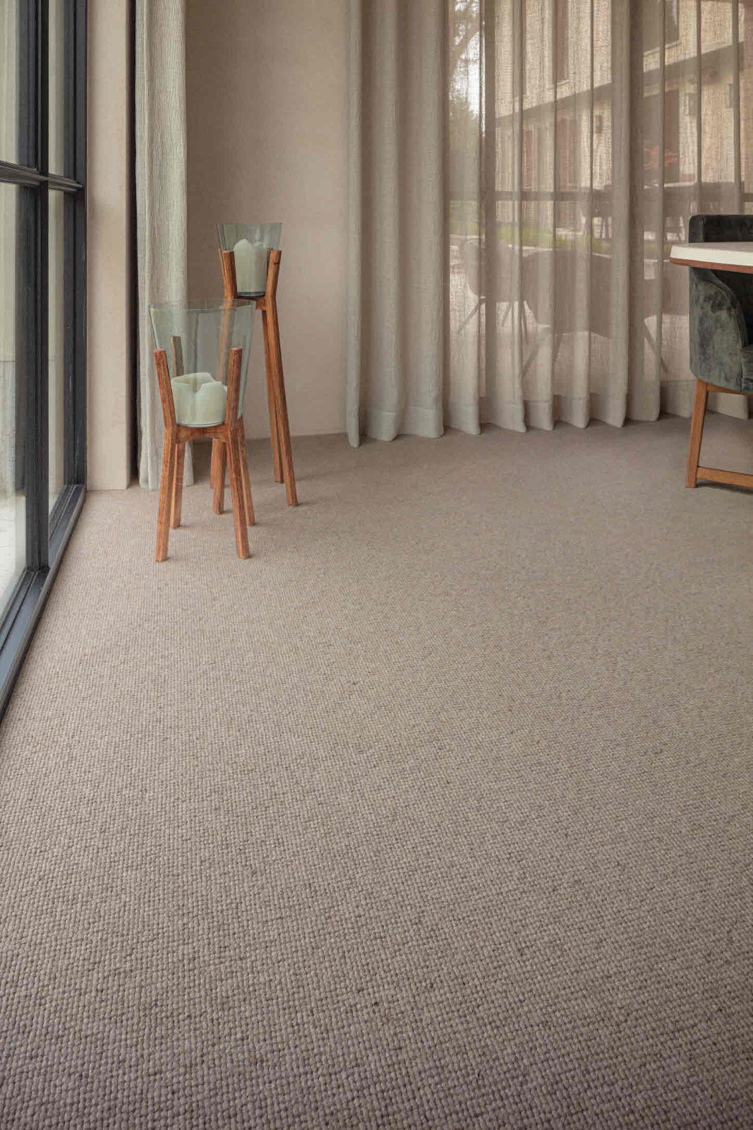 Villainen kokolattiamatto Creatuft Sydney 1728 Greige – 2