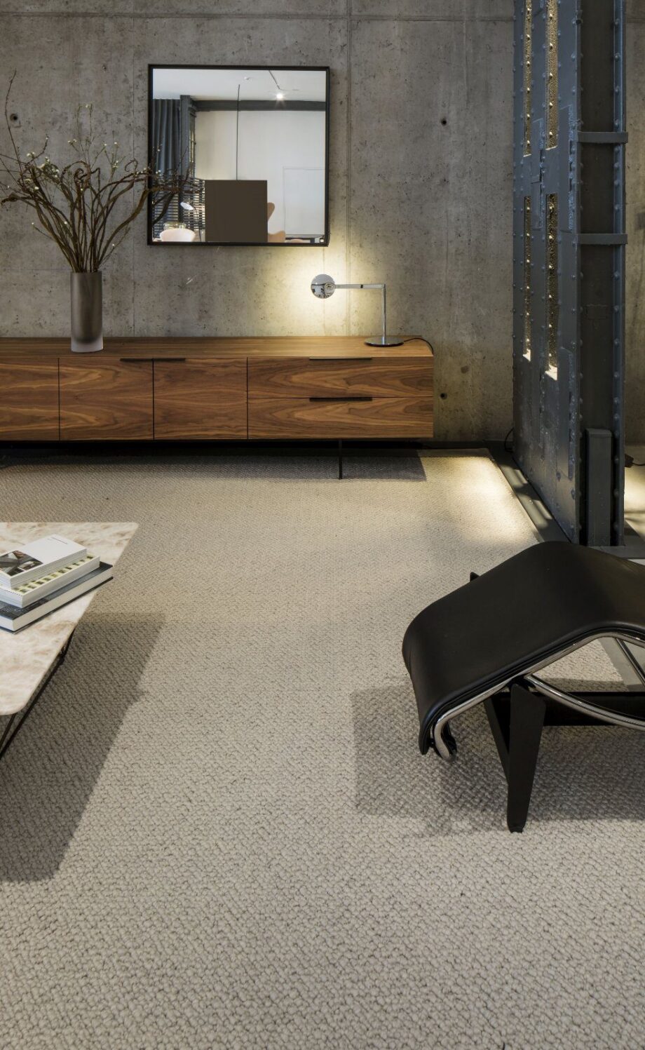 Villainen kokolattiamatto Creatuft Titan 4 Dark grey – 2