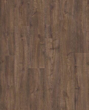 Vinyylilattia LVT QUICK STEP, Pulse Click Plus, Tammi Autumn Oak Chocolate, viistetty