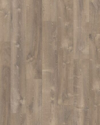 Vinyylilattia LVT QUICK STEP, Pulse Click, Tammi Sand storm oak brown, viistetty
