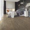 Vinyylilattia LVT QUICK STEP, Balance Click plus, Tammi Velvet, ruskea, viistetty – 3