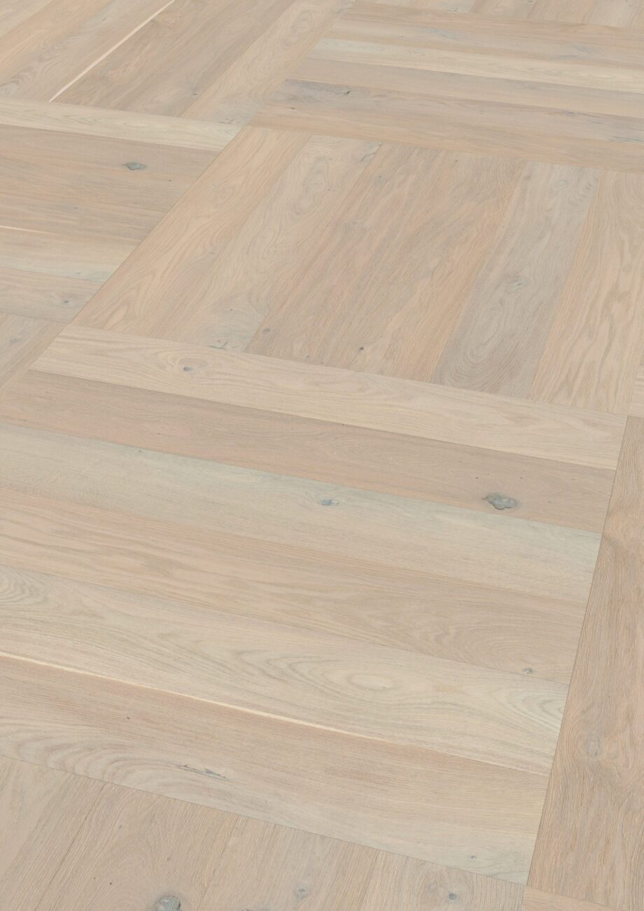 Parketti Tammi, ter Hürne, Oak sand grey, harjattu, viistetty, luonnonöljy – 2