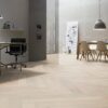 Parketti Tammi, ter Hürne, kalanruoto, Oak sand grey, harjattu, viistetty, luonnonöljy – 3