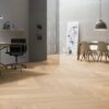 Parketti Tammi, ter Hürne, kalanruoto, raw oak herringbone, harjattu, viistetty, erityisesti matta lakka – 3