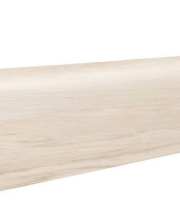 Jalkalista viilutettu tammi valkoista lakattu 16x40mm