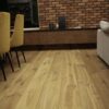 Floorboards Oak Country 2-layer 2 sides beveled oiled 180mm installed on dining room floor